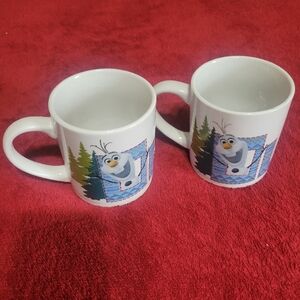 Disney White and Blue Ceramic Mugs